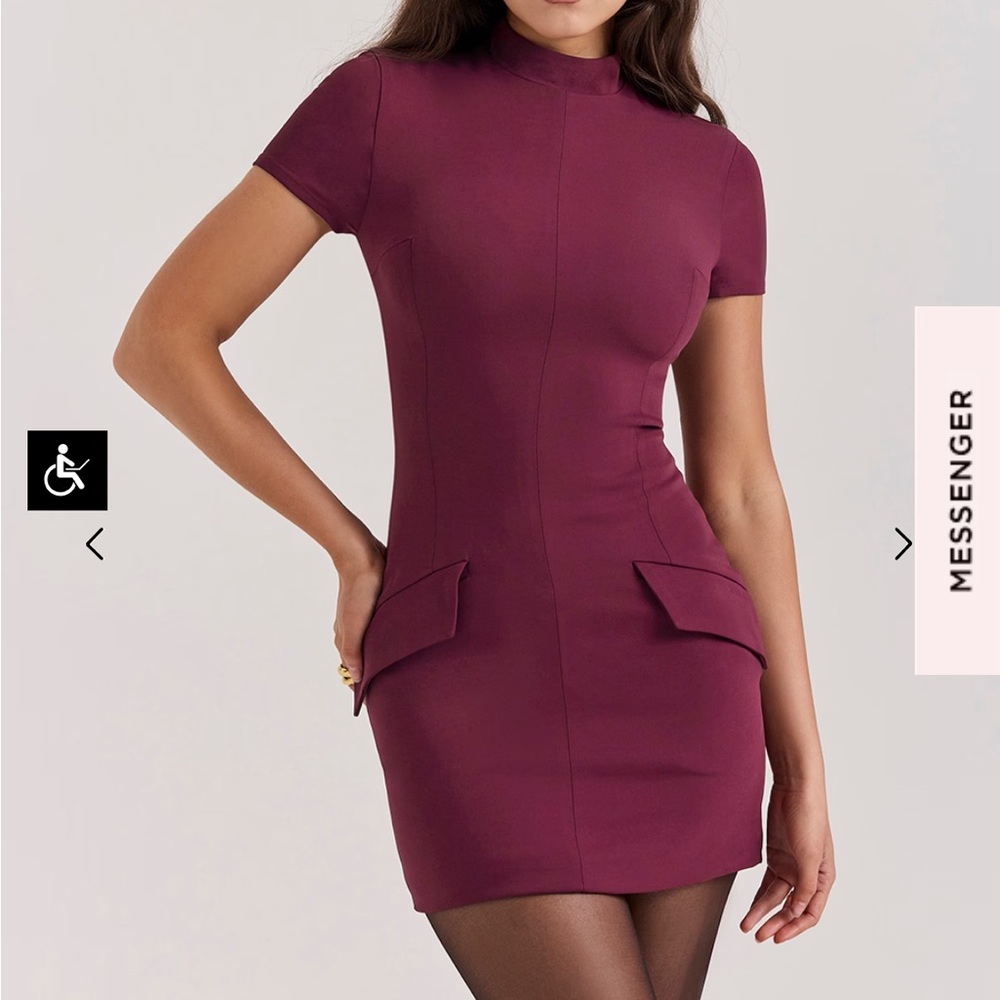 House of CB ALIA DRESS LONGER LENGTH XS